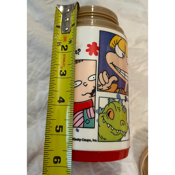 Vintage Nickelodeon Rugrats Thermos Viacom Aladdin 6" 1997 Authentic Rare - Picture 7 of 8